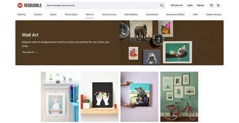 redbubble website.